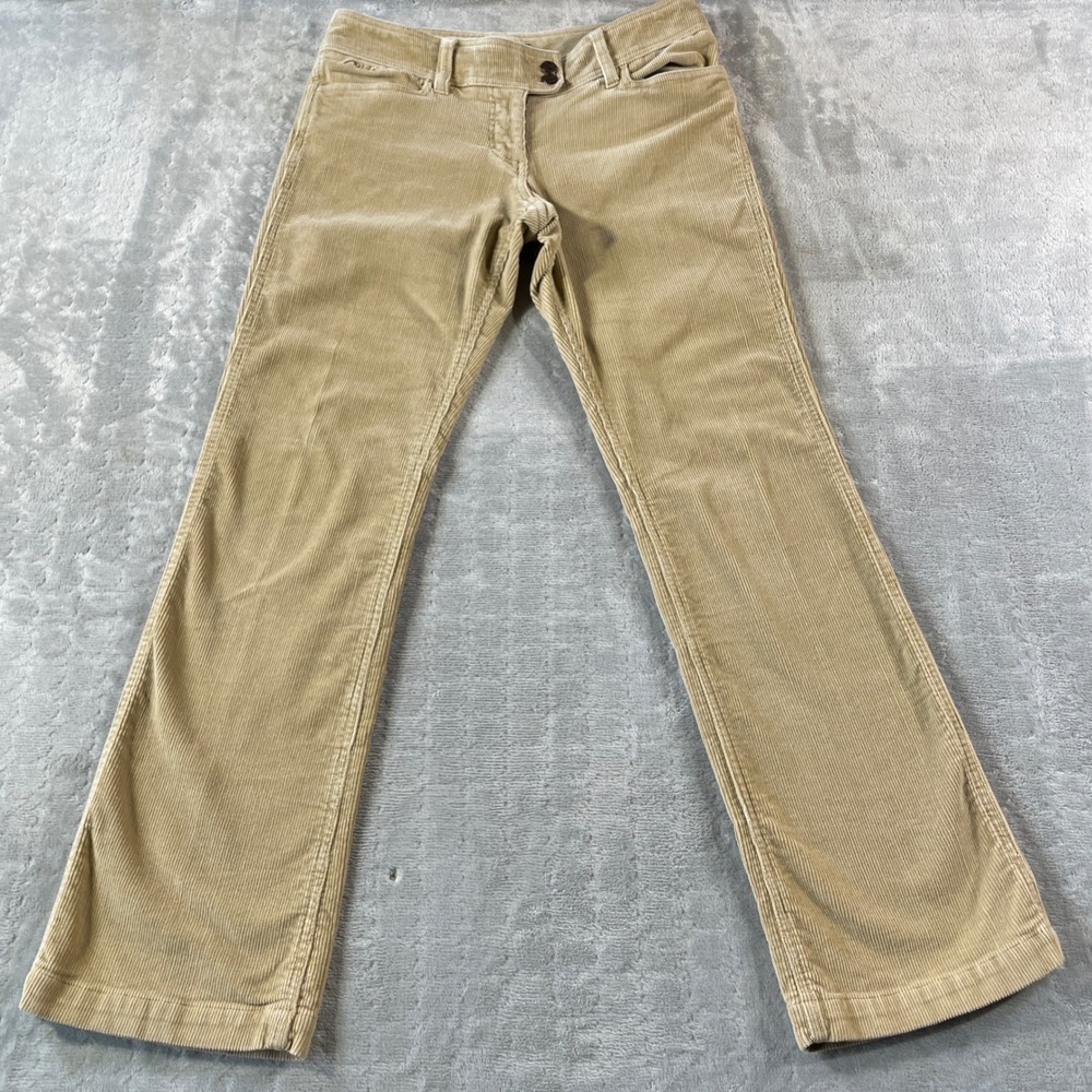 Women’s Corduroy Flare Pants in Tan